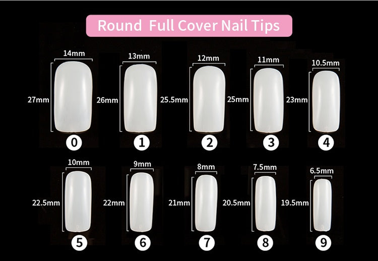 500 French nails 500 French nails